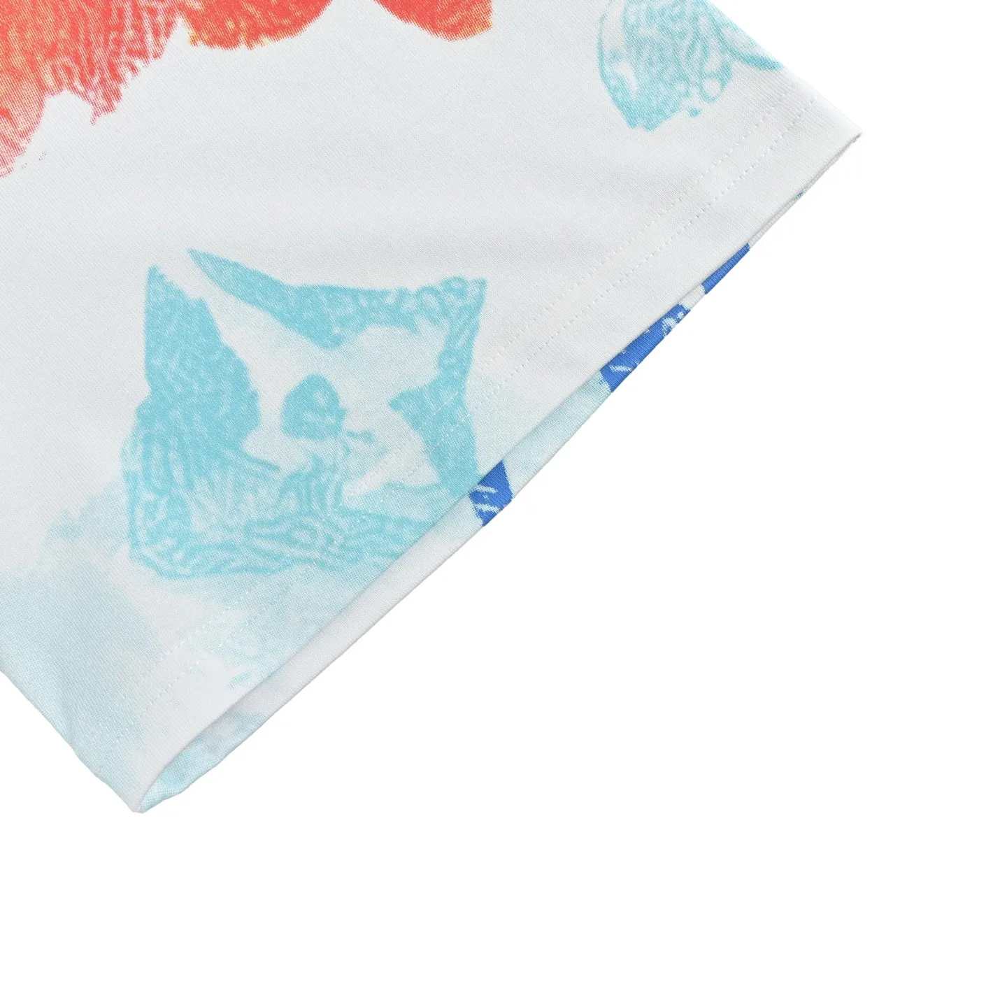 Louis Vuitton/Louis Vuitton ink painted smudged short sleeves